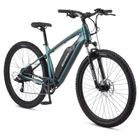 Schwinn Roanoke 29" Adult Step Over Electric Mountain Bike - Teal