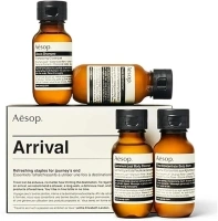 Aesop Travel Set | 4 x 50mL/1.7 oz Travel Body Wash and Body Balm & Travel Size Shampoo and Conditioner