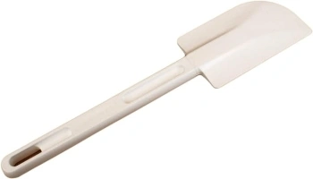 Rubbermaid Commercial Products Cold Temperature Scraper Spatula, White, 9.5 Inch, Clean-Rest Design (FG1901000000)