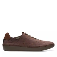 Clarks Mens Higley Lace Brown Casual Shoes