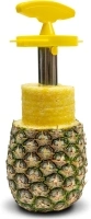 Pineapple Corer Cutter Stainless Steel Fruit Peeler Slicer Yellow Stem Tool Remover Exultimate