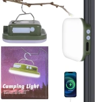 Camping Lights, Rechargeable LED Camping Lanterns, Magnetic Dimmable Lanterns for Power Outages, Camping Essentials Light for Tent, Outdoor, Hiking, Camp or Emergency