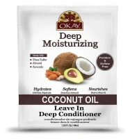 OKAY COCONUT OIL DEEP MOISTURIZING LEAVE IN CONDITIONER 1.25oz / 37ml