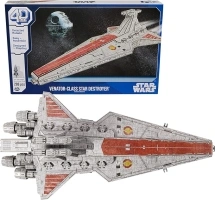 4D Build Star Wars Deluxe Venator-Class Star Destroyer 3D Model Kit, Star Wars Gifts, Star Wars Toys, Star Wars Fans & Collectors, Adults & Teens 12+