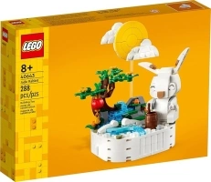 LEGO Jade Rabbit Building Toy Set, Fun Bunny Display Piece or Family Building Activity, Small Animal Toy for Boys and Girls, Great Gift for Kids Ages 8 and Up, 40643