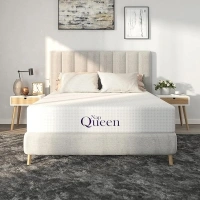 NapQueen 8 Inch Full Size Mattress, Bamboo Charcoal Memory Foam Mattress, Bed in a Box