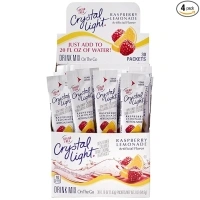 Crystal Light Sugar-Free Raspberry Lemonade On-The-Go Powdered Drink Mix 120 Count