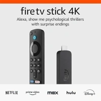 Amazon Fire TV Stick 4K with AI-powered Fire TV Search, Wi-Fi 6, stream over 1.5 million movies and shows, free & live TV