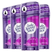 Lady Speed Stick Deodorant for Women,invisible Dry Shower Fresh- 2.3 Ounce (pack Of 4),