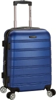 Rockland Melbourne Hardside Expandable Spinner Wheel Luggage, Blue, Carry-On 20-Inch