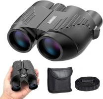 Binoculars 20x25 for Adults and Kids, High Power Easy Focus Binoculars with Low Light Vision, Compact Binoculars for Bird Watching and Travel