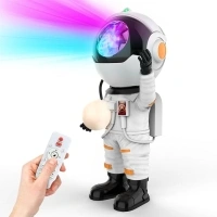 Rossetta Astronaut Galaxy Projector, Star Projector for Bedroom, LED Night Light for Kids Room with Timer and Remote, Room Decor Aesthetic, Home Decor, Gifts for Adults, Teens, Christmas, Birthday