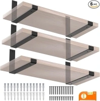 TICONN Shelf Bracket, 6 Pack 1/5