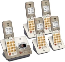 AT&T EL52513 5-Handset Cordless Phone with Answering System & XL Backlit Keys