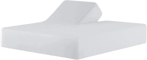 Top Split King Fitted Sheet for Adjustable Beds,Flex Top King Sheets for Sleep Number Beds,Split King Fitted Sheet Only,100% Egyptian Cotton, 400 Tc Fitted Sheet,King 34" Down 16" Deep (White)