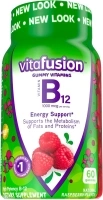 Vitafusion B12 Gummy Vitamins, Delicious Raspberry Flavor, 60ct (30 Day Supply)