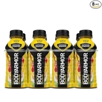 BODYARMOR Sports Drink Sports Beverage, Tropical Punch, Coconut Water Hydration, Natural Flavors With Vitamins, Potassium-Packed Electrolytes, Perfect For Athletes, 12 Fl Oz (Pack of 8)