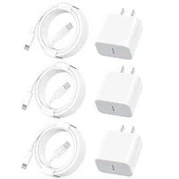 【Apple MFi Certified】iPhone Charger Fast Charging,3Pack Apple Charger Adapter Super Fast Charger iPhone 6FT USB C to Lightning Cable Cord for iPhone 14 Pro Max/14 Plus/13 MiNi/13/12/11/10/X/SE/AirPods