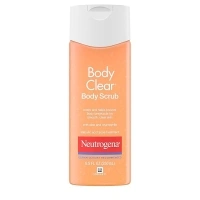 Neutrogena Body Clear Oil Free Acne Body Scrub with Salicylic Acid Acne Treatment Medicine, Exfoliating Salicylic Acid Body Wash to Treat Acne on Back, Chest, and Shoulders, 8.5 fl. oz