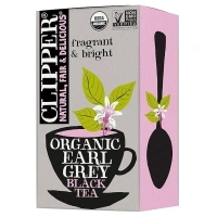 Clipper Tea Organic Earl Grey - USDA Organic, Non-GMO, Fair Trade, Sustainable Caffeinated Tea, 1 Pack, 20 Unbleached Tea Bags