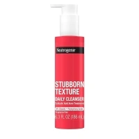 Neutrogena Stubborn Texture Daily Acne Facial Cleanser, Salicylic Acid Face Wash + Glycolic & Polyhydroxy Acids, Fragrance-Free, 6.3 fl. oz