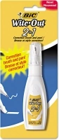 BIC 15ml Bottle Wite-Out 2 in 1 Correction Fluid (BICWOPFP11),White