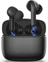 Wireless Headphones, Wireless Bluetooth Earbuds,Noise Canceling Bluetooth Headphones Stereo IPX7 Waterproof in-Ear Sports Bluetooth Headphones with Mini Charging Case (Black-ax-up)