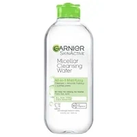 Garnier Micellar Water for Oily Skin, Facial Cleanser & Makeup Remover, Mattifying, For All Skin Types, Vegan, Cruelty Free, 13.5 Fl Oz (400mL), 1 Count