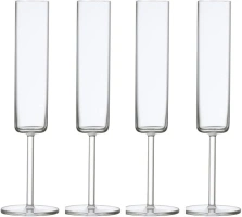 Zwiesel Glas Tritan Modo Collection Champagne Flute Glass, 5.5-Ounce, Set of 4