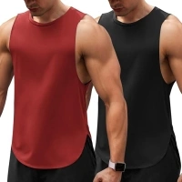 COOFANDY Mens Workout Tank Tops Muscle Cut Off Shirts Sleeveless Gym T Shirts Bodybuilding Athletic Tanks