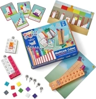 hand2mind Numberblocks MathLink Cubes 11-20 Activity Set, 30 Numberblocks Activities Linked to TV Episodes, 155 NumberBlocks MathLink Cubes, Numberblocks Toys, Math Cubes, Homeschool Supplies