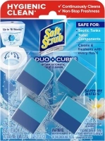 Soft Scrub In-Tank Toilet Cleaner Duo-Cubes, Sapphire Waters, 4 Count