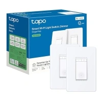 TP-Link Tapo Matter Smart Dimmer Switch: Voice Control w/Siri, Alexa & Google Assistant, UL Certified, Timer & Schedule, Easy Guided Install, Neutral Wire Required, Single Pole, Tapo S505D(2-Pack)