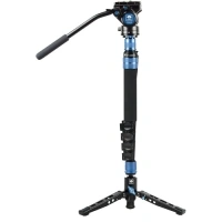 Sirui P-325FS 5-Section Carbon Fiber Monopod with VA-5 Compact Video Head