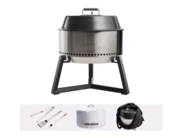 Solo ULT-SSGRILL-22 Stove Modern Grill Bundle Heavy Duty Portable Charcoal Grill (Choose Bundle)