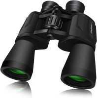 SkyGenius 10 x 50 Binoculars for Adults Powerful Full-Size, Clear Durable Binoculars for Bird Watching Sightseeing Wildlife Watching Traveling Stargazing with Low Light Night Vision