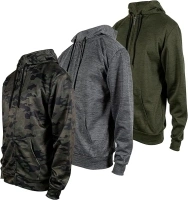 Ultra Performance Mens Sweatshirt 3 Pack Full Zip Up Hoodie, Lightweight Athletic Performance Zip Up Hoodies For Men