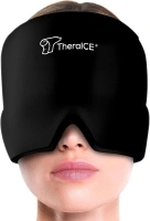 TheraICE Migraine Relief Cap, Soothing Headache Hat Ice Pack Mask, Face Cold Compress Cooling Gel Head Wrap Products for Tension, Stress & Hangover