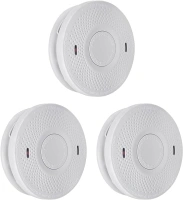 ANKA Smoke and Carbon Monoxide Detector Alarm,10 Year Battery, Not Hardwired, Dual Sensor Smoke CO Combo Alarm with Silence Function, UL 217 & UL 2034