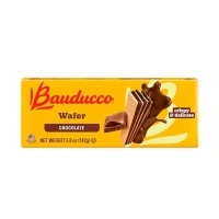 Bauducco Chocolate Wafers - Crispy Wafer Cookies With 3 Delicious, Indulgent, Decadent Layers of Chocolate Flavored Cream - Delicious Sweet Snack or Desert - 5.0 oz (Pack of 1)