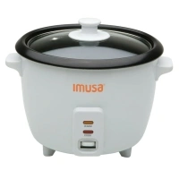 Imusa New Electric Rice Cooker with Bowl 8 Cup (Uncooked) 16 Cup (Cooked)