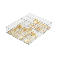 The Home Edit 6-Piece Clear Plastic Kitchen Drawer Edit Storage System