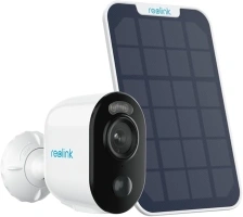 REOLINK Argus 3E Solar Wireless Security Camera - 2K 3MP Cameras for Home Security Indoor Outside, No Extra Subscription Fee, Smart Detection, Rechargeable Battery Powered, Home Hub Compatible