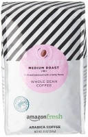 AmazonFresh Donut Cafe Whole Bean Coffee, Medium Roast, 12 Ounce