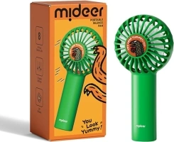 MiDeer Mini Portable Fan, 3 Speed Powerful Handheld Fan, Rechargeable Personal Fan, Cute Design Small Desk Fan for Travel Outdoor Makeup Stylish Girls Kids (You Look Yummy)