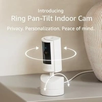 Introducing Ring Pan-Tilt Indoor Cam, 360° pan coverage for home or business, Two-Way talk, easy DIY install (2024 release), White