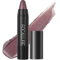 FOCALLURE Ultra Chic Metallic Lipstick,Rich Vitamin E Lip Crayon,Lightweight Shinning Color without Drying or Fading,Long Lasting Lips Makeup,#22 Pottery