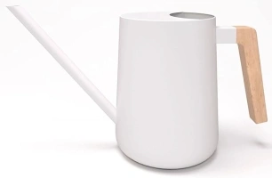 Indoor Watering Can with Long Spout - 35oz White Watering Can for Indoor Plants - Cute Watering Can Indoor - Small Watering Can for Indoor Plants - Indoor Plant Watering Can - Houseplant Watering Can