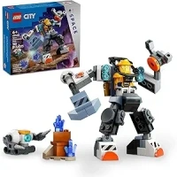 LEGO City Space Construction Mech Suit Building Set, Fun Space Toy for Kids Ages 6 and Up, Space Gift Idea for Boys and Girls Who Love Imaginative Play, Includes Pilot Minifigure and Robot Toy, 60428