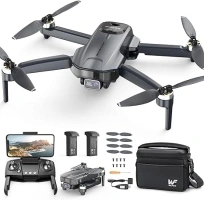 Drones with Camera for Adults 4k, WeFone WF31 GPS RC Drone FPV Foldable Quadcopter for Beginner with Brushless Motor, 5G Wi-Fi Transmission, Auto Return, Follow Me, Waypoints, 50 Min Flight Time